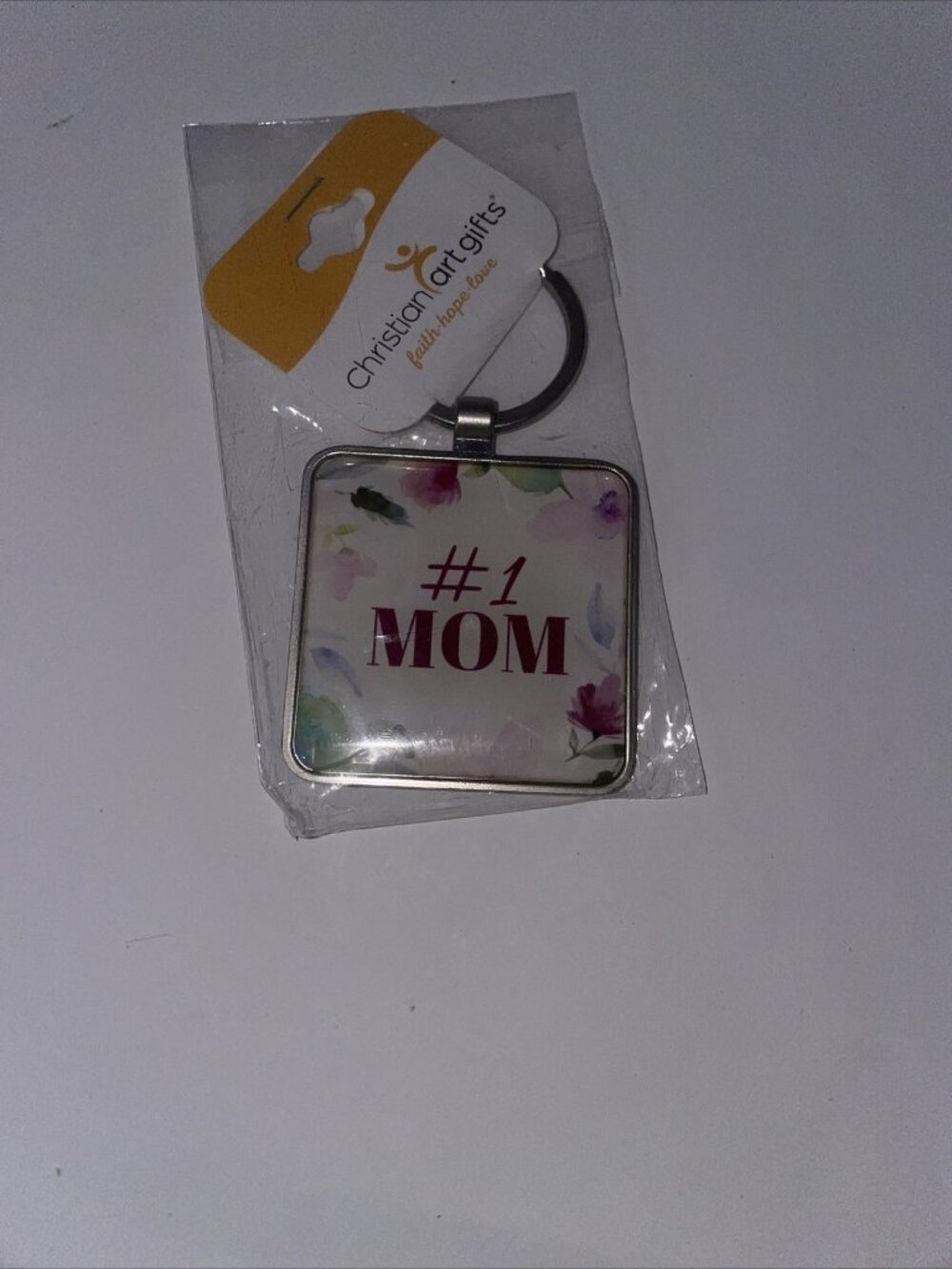 #1 MOM Metal Keyring, Proverb 31:29 by Christian Art Gifts